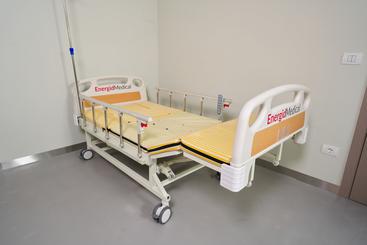 Pat medical electric cu 5 funcții + rotire laterală – EnergidMedical