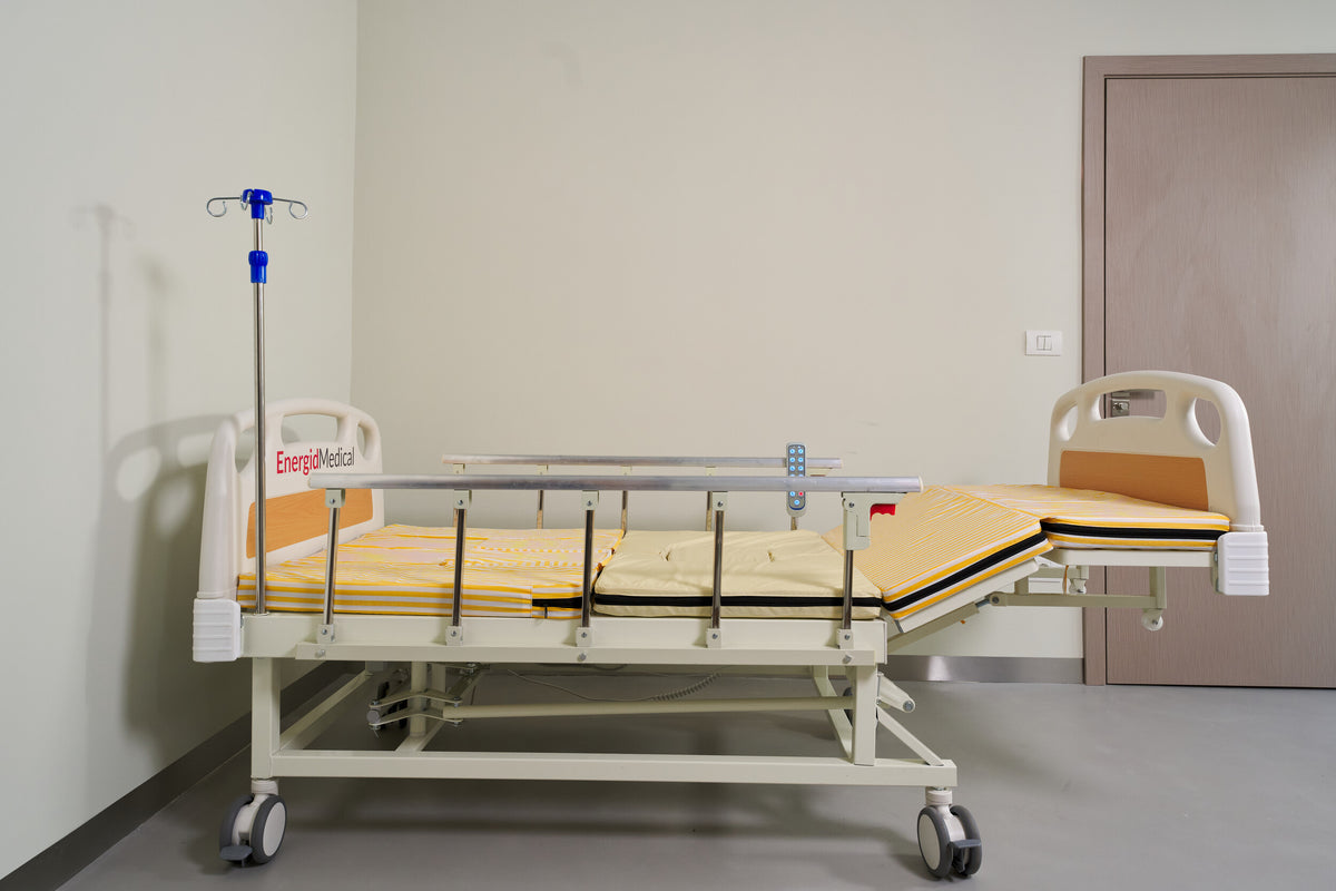 Pat medical electric cu 5 funcții + rotire laterală – EnergidMedical