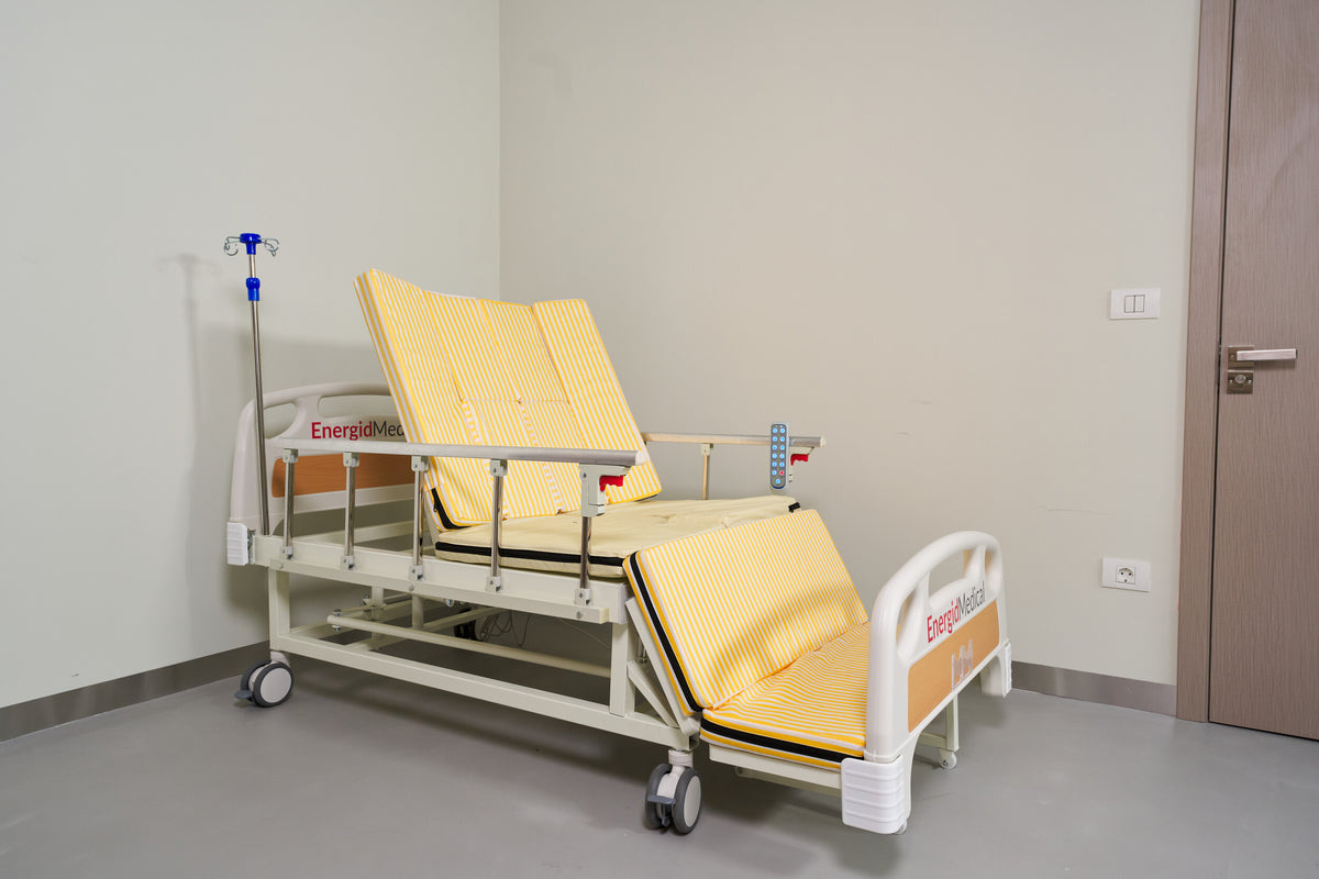 Pat medical electric cu 5 funcții + rotire laterală – EnergidMedical
